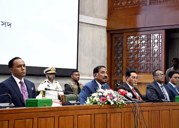 রাষ্ট্রপতি সাহাবুদ্দিনের পদত্যাগপত্র গ্রহণ, ভারপ্রাপ্ত রাষ্ট্রপতির দায়িত্ব নিলেন স্পিকার